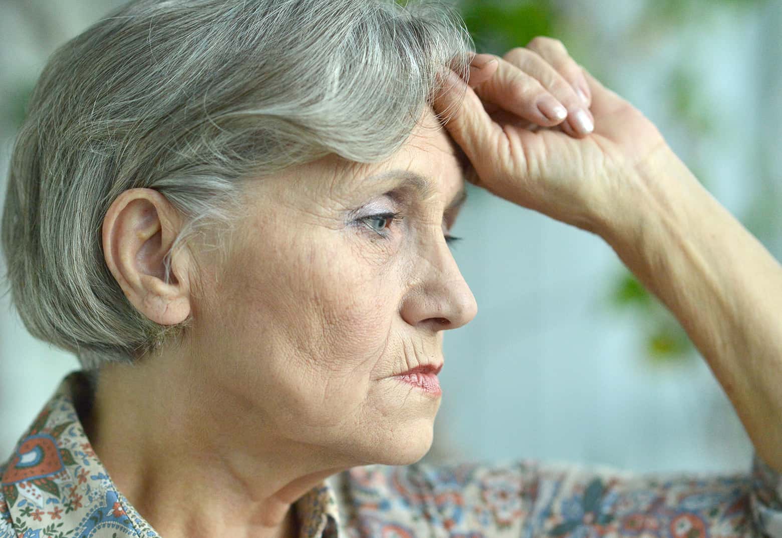 A depressed woman who is part of a Medicare BHI program.