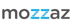The logo for Mozzaz, a remote patient monitoring and virtual care solution company that uses Smartlink as its integration partner.