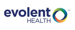 The logo for Evolent Health, a company that specializes in healthcare population health management. The logo for Evolent Health, a company that specializes in healthcare population health management.